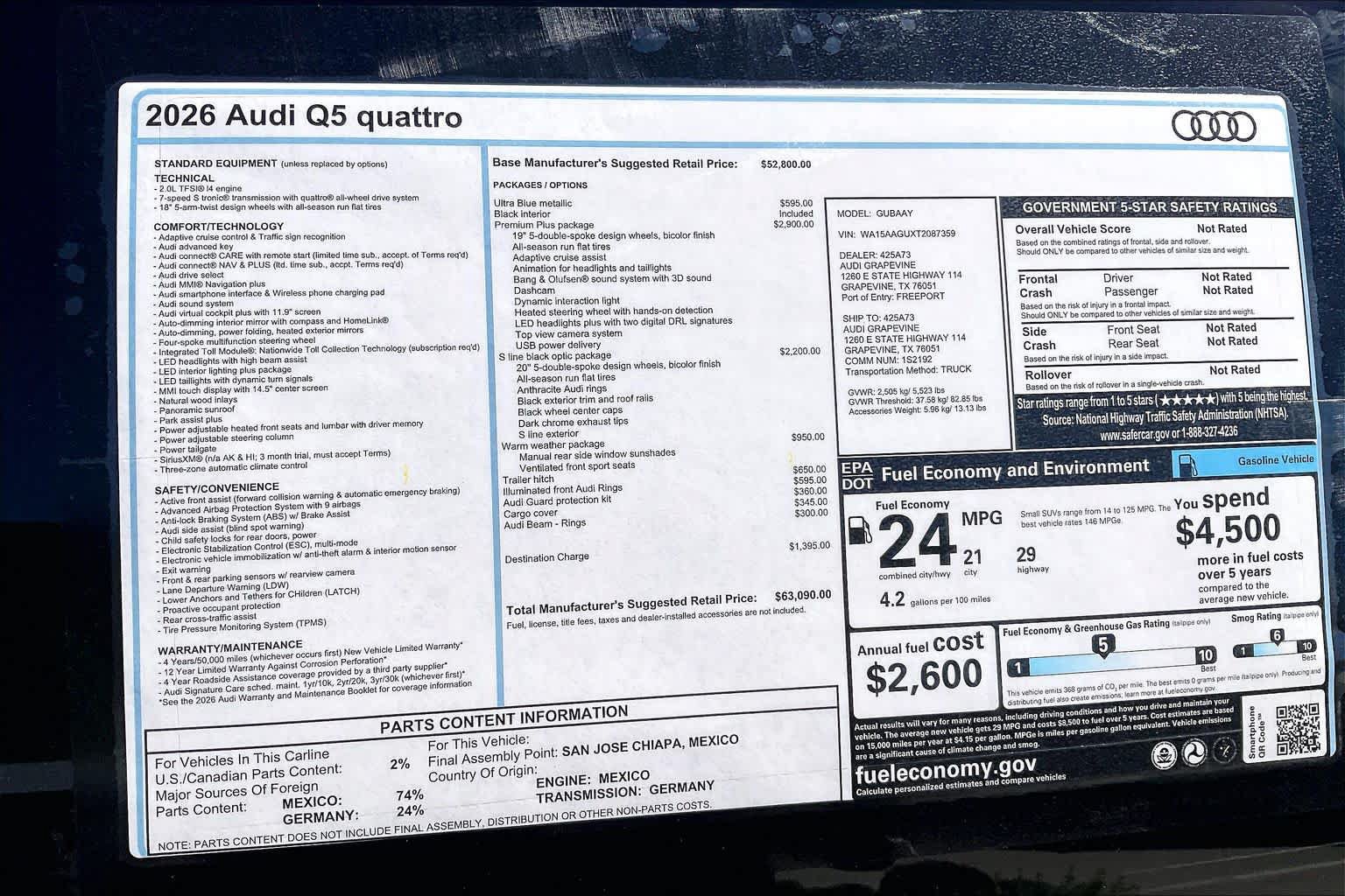 New 2026 Audi Q5 Premium Plus AWD/4WD image 19