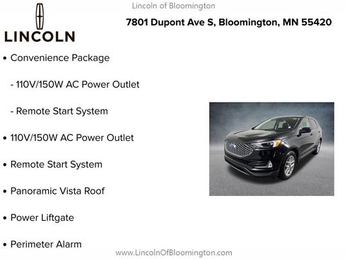 Used 2024 Ford Edge SEL w/ Convenience Package AWD/4WD image 9