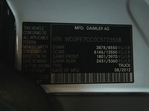 Used 2012 Mercedes-Benz Sprinter 2500 w/ Additional Battery Pkg image 22