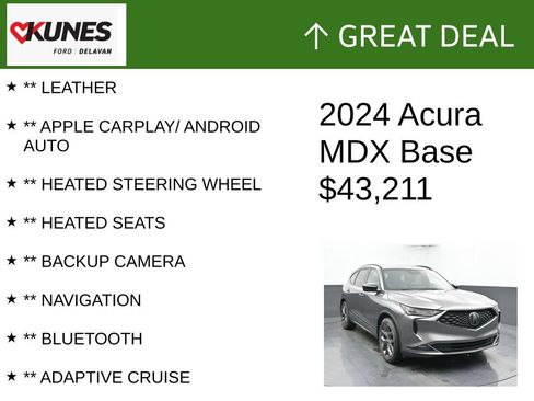 Used 2024 Acura MDX A-Spec AWD/4WD image 2