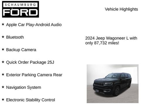 Used 2024 Jeep Wagoneer L Series II w/ Flexible Seating Group AWD/4WD image 7