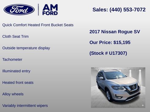 Used 2017 Nissan Rogue SV AWD/4WD image 18