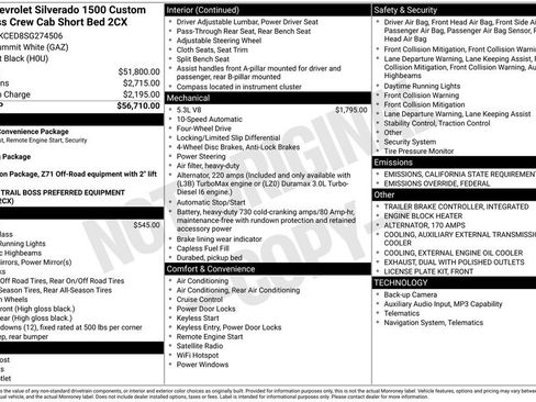 Used 2025 Chevrolet Silverado 1500 Custom Trail Boss image 3