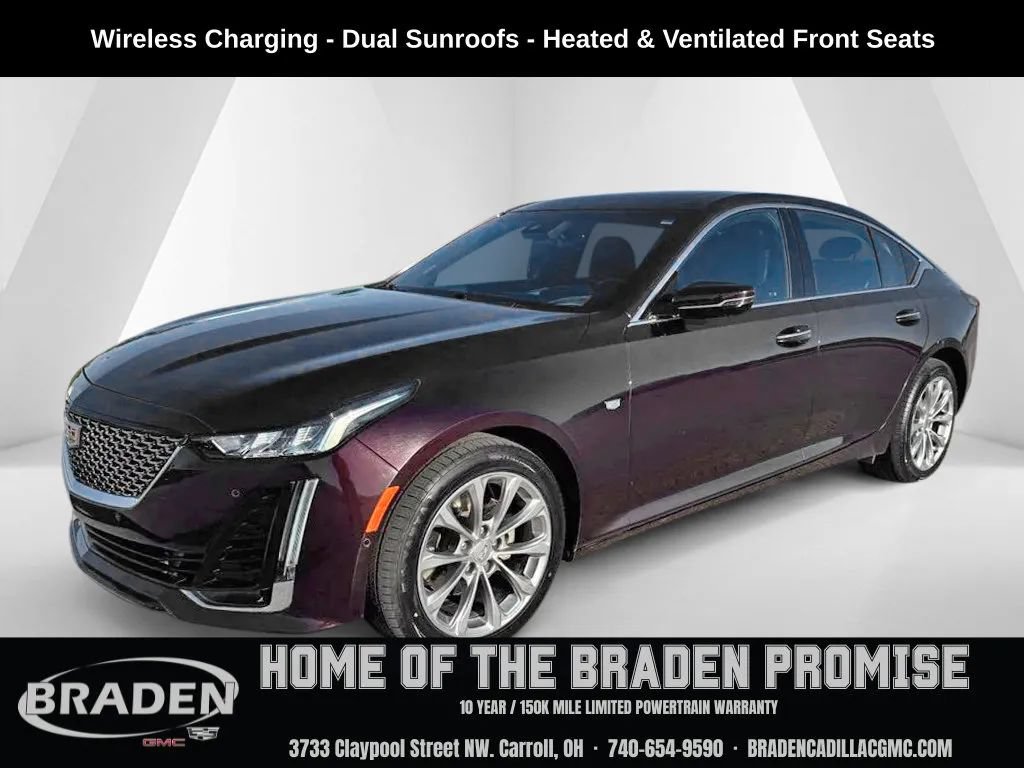 Used 2021 Cadillac CT5 Premium Luxury w/ Parking Package AWD/4WD image 1