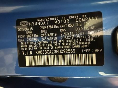 Used 2016 Hyundai Tucson Limited w/ Option Group 03 AWD/4WD image 10