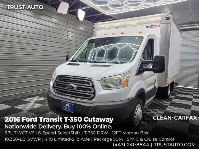 Used 2016 Ford Transit 350 138 DRW w/ Interior Upgrade Package RWD image 1