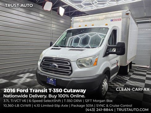 Used 2016 Ford Transit 350 138 DRW w/ Interior Upgrade Package RWD image 1