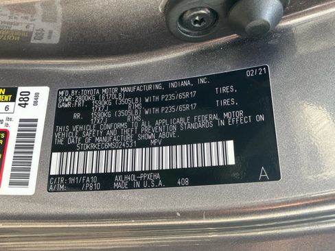 Used 2021 Toyota Sienna LE FWD image 13