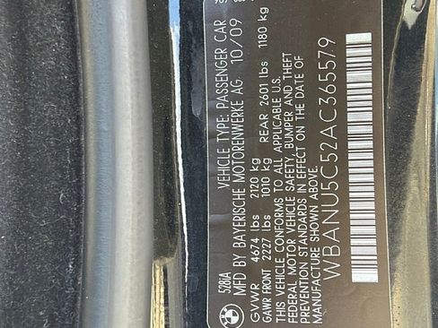 Used 2010 BMW 528i Sedan w/ Sport Pkg RWD image 28