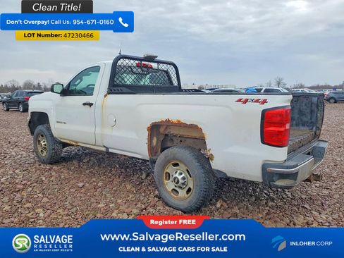 Used 2017 Chevrolet Silverado 2500 W/T w/ Snow Plow Prep Package image 3