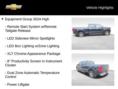 Used 2021 Ford F150 XLT w/ Equipment Group 302A High AWD/4WD image 18