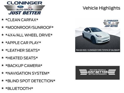 Used 2021 Tesla Model Y Long Range AWD/4WD image 3