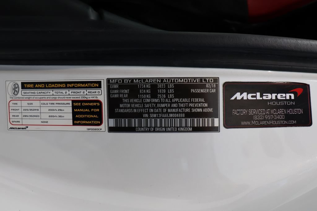 Used 2018 McLaren 570S Spider RWD image 49