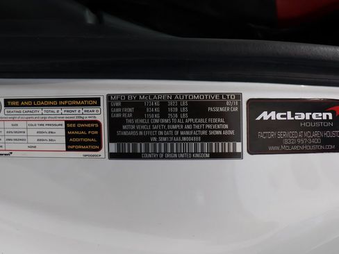 Used 2018 McLaren 570S Spider RWD image 49