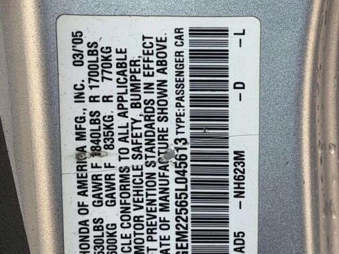 Used 2005 Honda Civic LX image 10