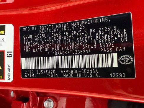 New 2026 Toyota Camry LE image 17