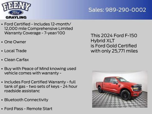 Used 2024 Ford F150 XLT w/ Equipment Group 302A MID AWD/4WD image 5