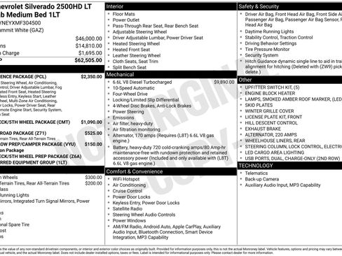 Used 2021 Chevrolet Silverado 2500 LT w/ Convenience Package image 3