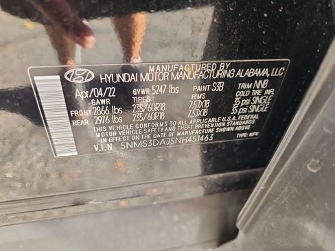 Used 2022 Hyundai Santa Fe SEL w/ Convenience + Premium Package image 17