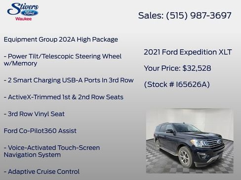 Used 2021 Ford Expedition XLT AWD/4WD image 22