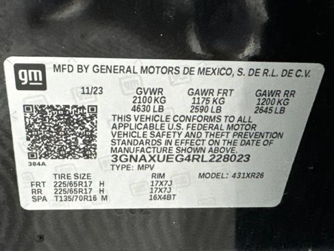 Certified 2024 Chevrolet Equinox LT AWD/4WD image 54