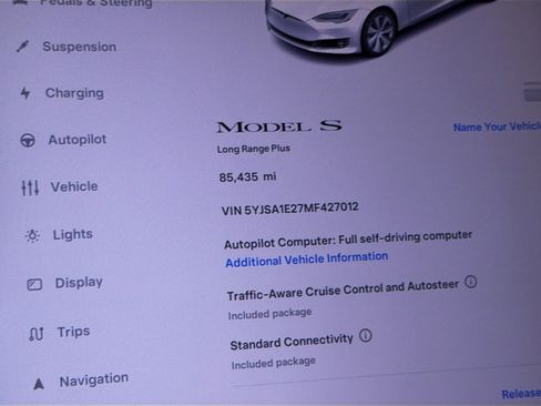 Used 2021 Tesla Model S Long Range AWD/4WD image 8