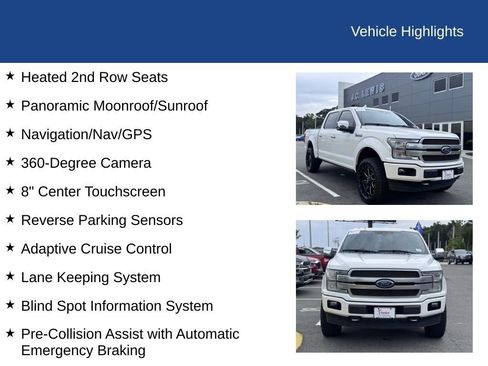 Used 2020 Ford F150 Platinum w/ Equipment Group 701A Luxury AWD/4WD image 25