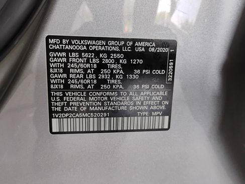 Used 2021 Volkswagen Atlas SE FWD image 84
