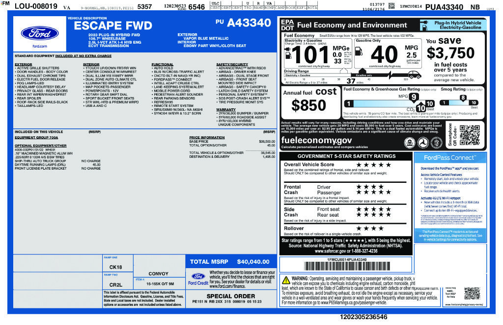 Used 2023 Ford Escape SE FWD image 6