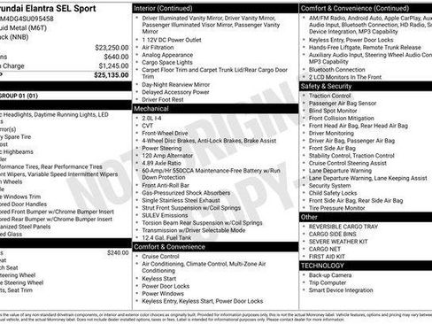 New 2025 Hyundai Elantra Sport image 4
