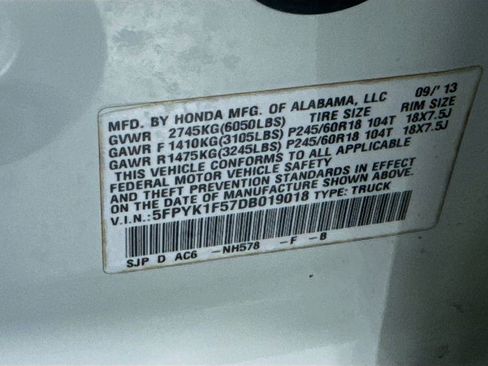 Used 2013 Honda Ridgeline RTL image 40