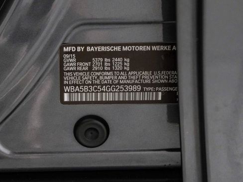 Used 2016 BMW 535i xDrive Sedan AWD/4WD image 52
