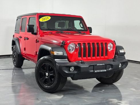 Used 2018 Jeep Wrangler Unlimited Sport S AWD/4WD image 2