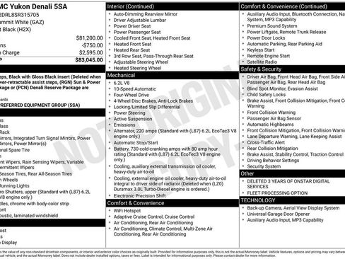 Used 2025 GMC Yukon Denali AWD/4WD image 3