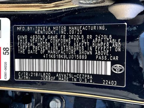 Used 2020 Toyota Camry XSE image 36