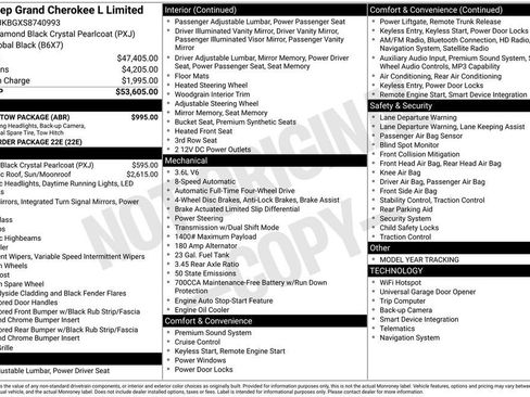 New 2025 Jeep Grand Cherokee L Limited w/ Trailer Tow Package image 2
