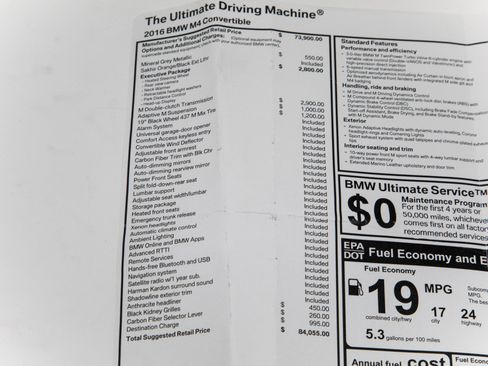 Used 2016 BMW M4 Convertible image 32