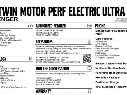 Used 2025 Volvo EX90 Ultra AWD/4WD image 5