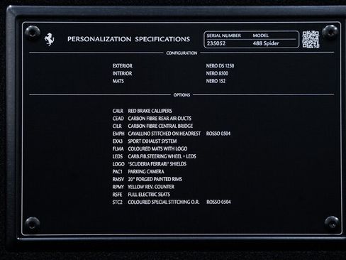 Used 2018 Ferrari 488 Spider RWD image 33