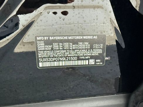 Certified 2022 BMW X3 xDrive30i w/ Premium Package 2 image 21