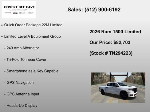 New 2026 RAM 1500 Limited AWD/4WD image 6