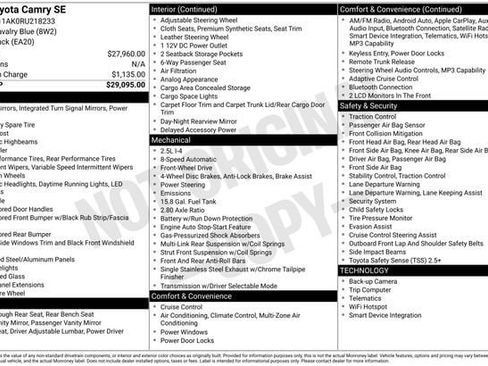 Certified 2024 Toyota Camry XSE FWD image 32