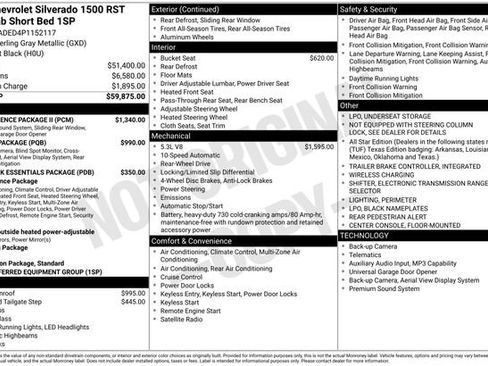 Used 2023 Chevrolet Silverado 1500 RST w/ Convenience Package II RWD image 4