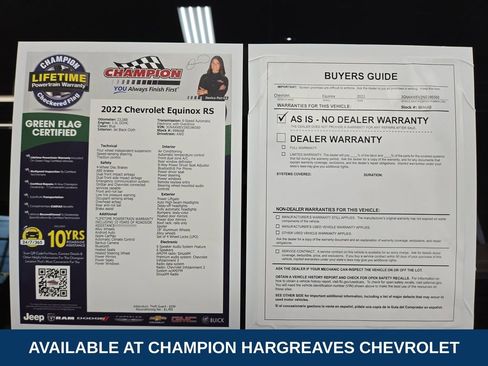 Certified 2022 Chevrolet Equinox RS w/ LPO, Floor Liner Package AWD/4WD image 43
