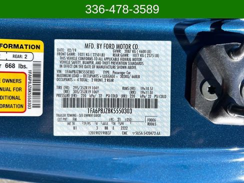 Used 2019 Ford Mustang Shelby GT350 w/ Technology Package image 23