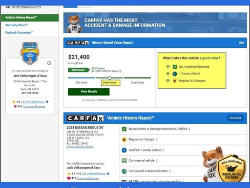 Used 2024 Nissan Rogue SV image 10