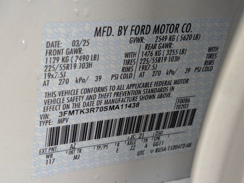 New 2025 Ford Mustang Mach-E Premium w/ Interior Protection Package image 18