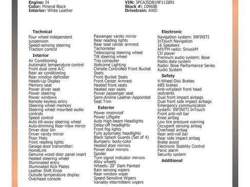 Used 2022 INFINITI QX50 Autograph image 34