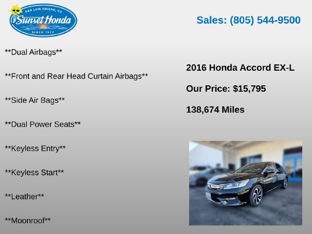 Used 2016 Honda Accord EX-L image 6