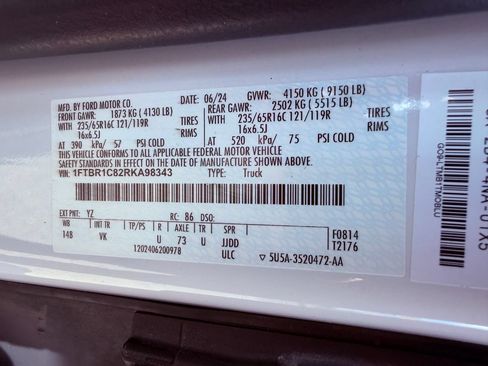 Used 2024 Ford Transit 250 148 Medium Roof RWD image 50